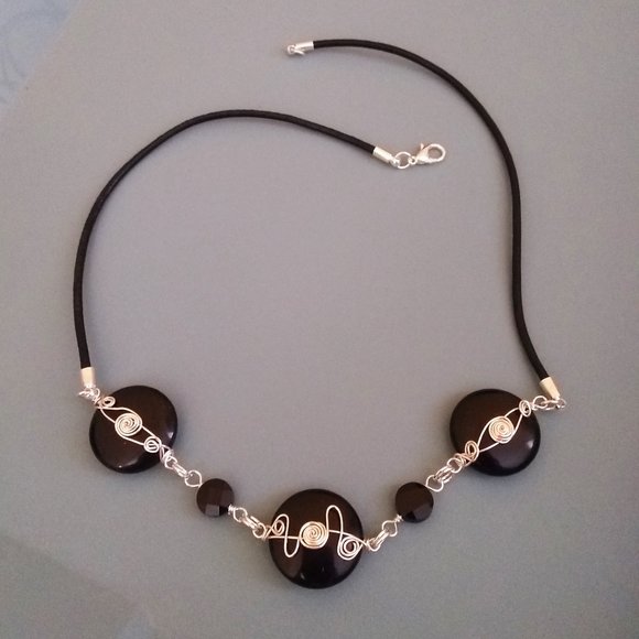 NatureLoversJewelry Jewelry - Goth? Punk? Rock? Or??? Handmade OOAK Necklace 18"